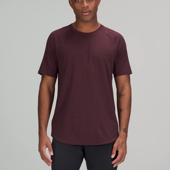 lululemon athletica Other - Lululemon Drysense Short-Sleeve Shirt -
Black/Cassis